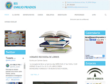 Tablet Screenshot of iesemilioprados.com